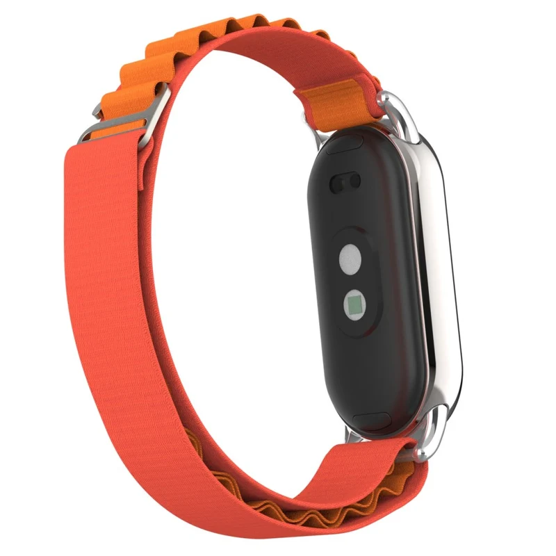 Xiaomi Smart Band 8 nylon strap with silver connector - Colorful