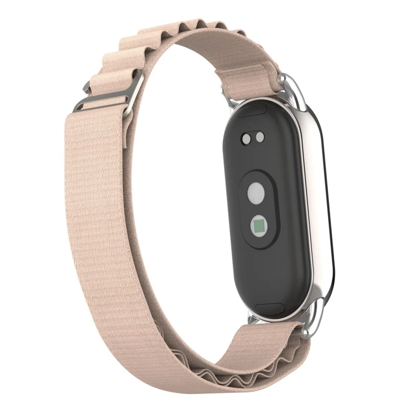 Xiaomi Smart Band 8 nylon strap with silver connector - Colorful