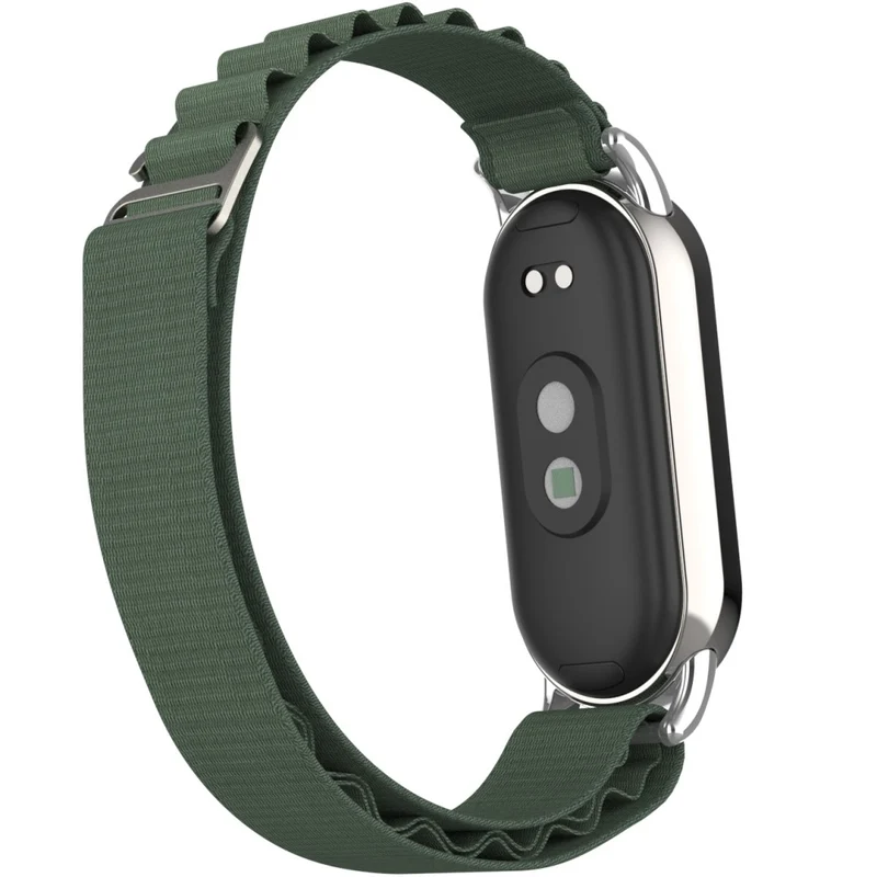 Xiaomi Smart Band 8 nylon strap with silver connector - Colorful