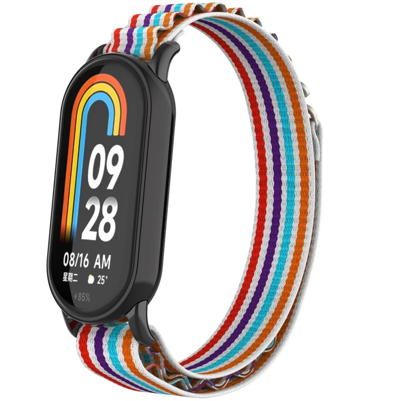 Xiaomi Smart Band 8 nylon strap with black connector - Colorful
