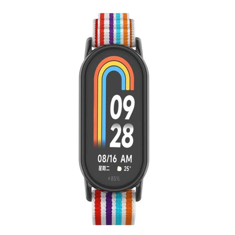 Xiaomi Smart Band 8 nylon strap with black connector - Colorful