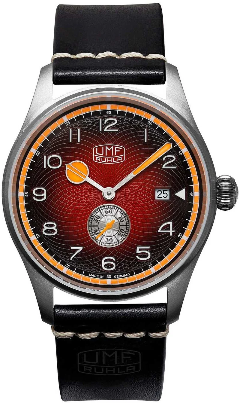 UMF Ruhla 1134-5 Herrenuhr • Made in Germany • Kratzfestes Saphirglas