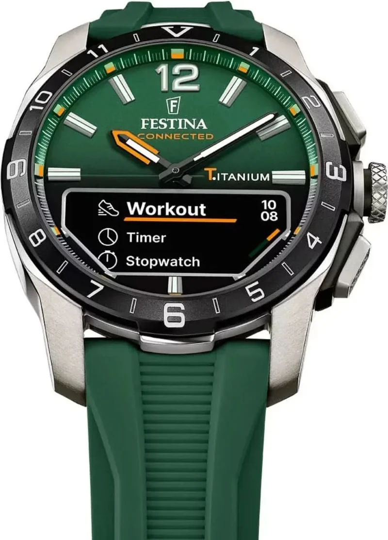 Festina Connected D F23000/2 Herrenuhr • Robustes Titan • Saphirglas