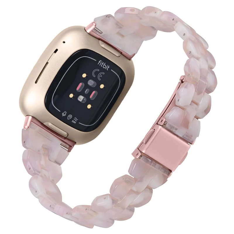 Fitbit Sense 2 / Versa 4 resin strap - Tortoiseshell Color
