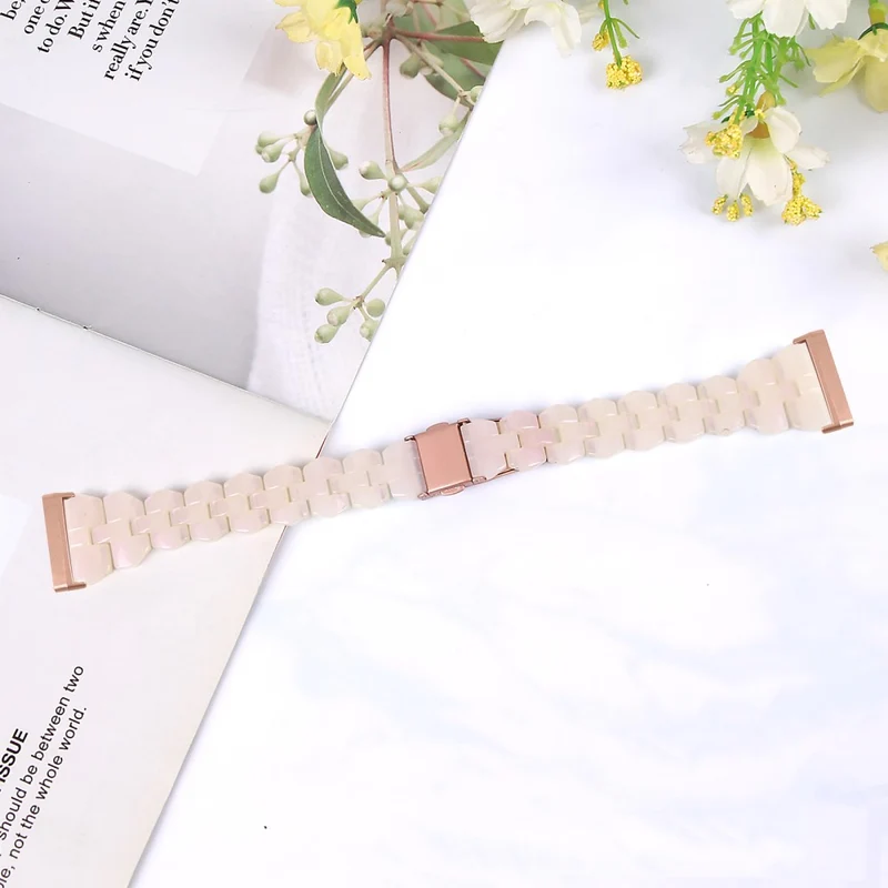Fitbit Sense 2 / Versa 4 resin strap - Tortoiseshell Color