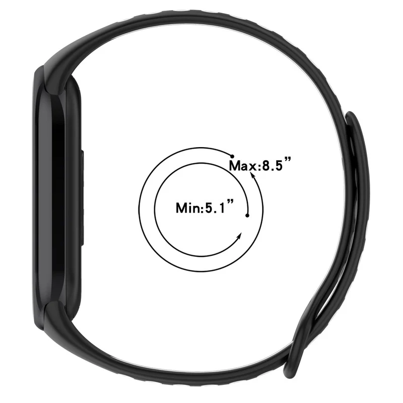 Xiaomi Smart Band 8 dual-color silicone strap - Midnight Blue / White