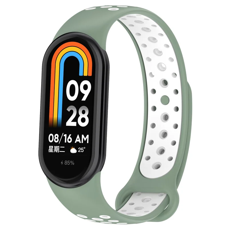Xiaomi Smart Band 8 dual-color silicone strap - Midnight Blue / White