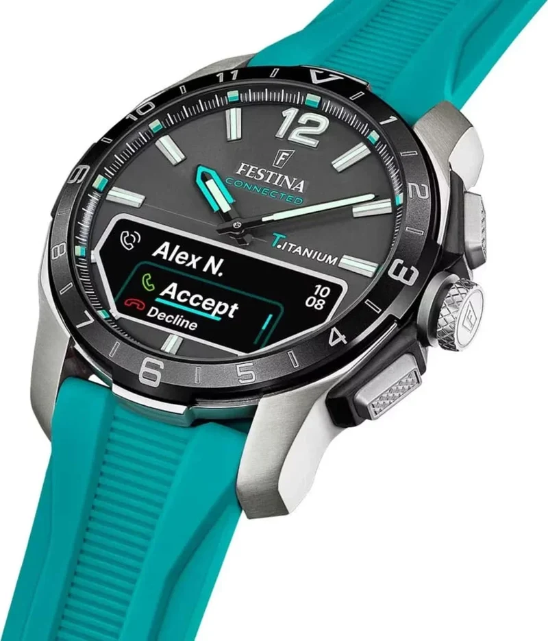 Festina Connected D F23000/5 Herrenuhr • Hybrid • Titan