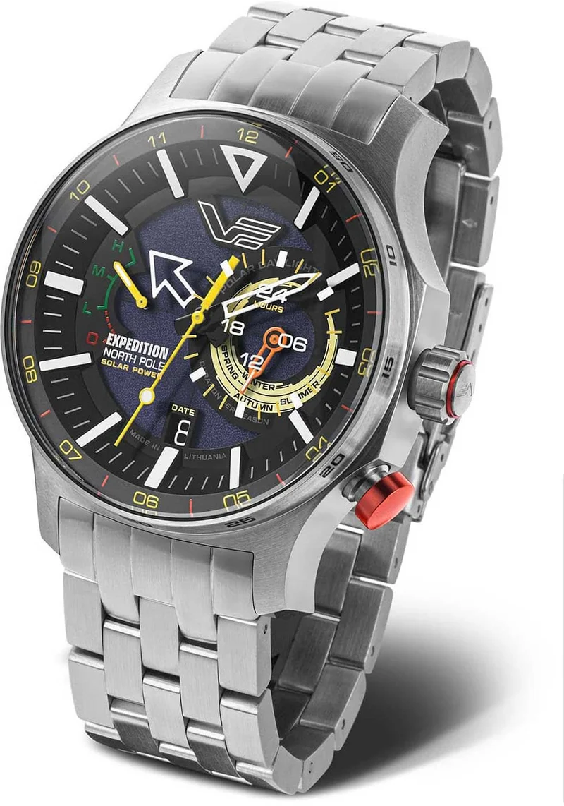 Vostok Europe Expedition North Pole VS57-595A735B Herrenuhr • Solar-Antrieb • 20 ATM