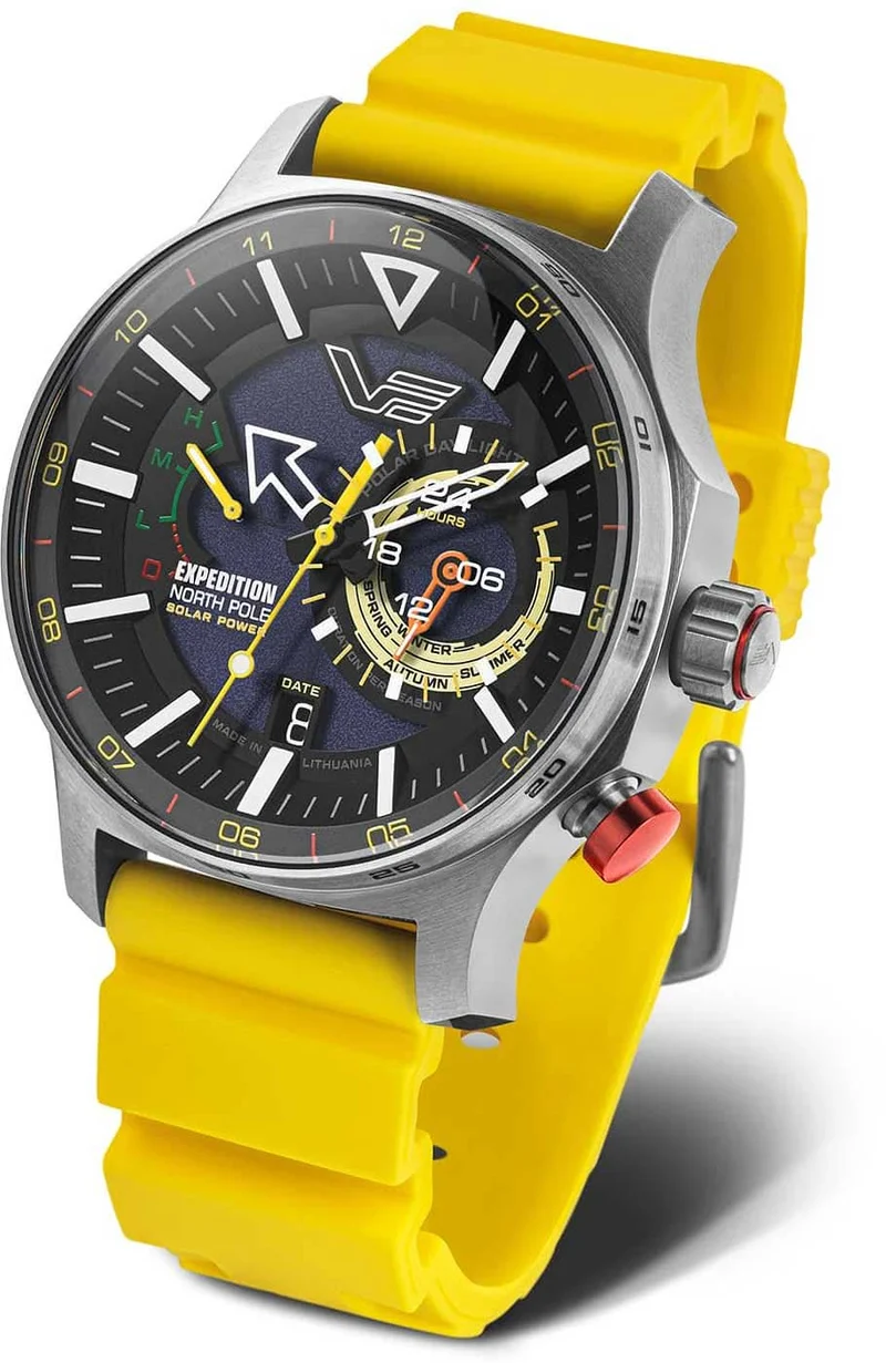 Vostok Europe Expedition North Pole VS57-595A735 Herrenuhr • Solar-Antrieb • K1 Sicherheitsglas