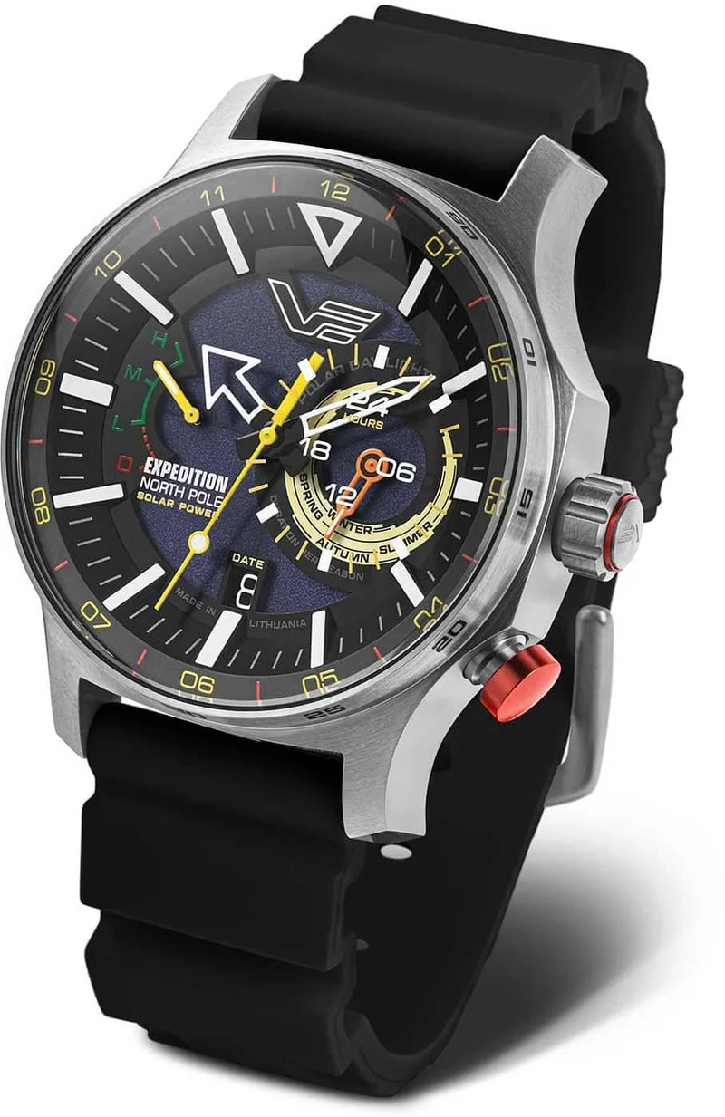 Vostok Europe Expedition North Pole VS57-595A735 Herrenuhr • Solar-Antrieb • K1 Sicherheitsglas