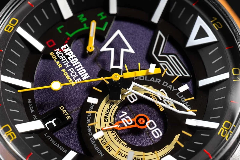 Vostok Europe Expedition North Pole VS57-595A735 Herrenuhr • Solar-Antrieb • K1 Sicherheitsglas