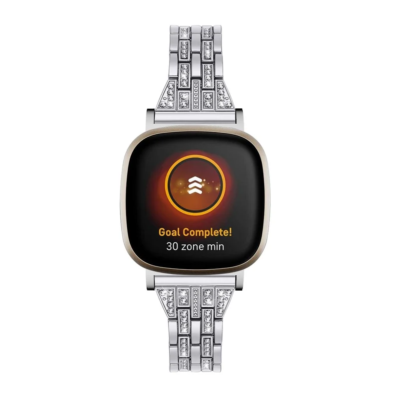 Fitbit Sense 2 / Versa 4 rhinestone décor zinc alloy strap