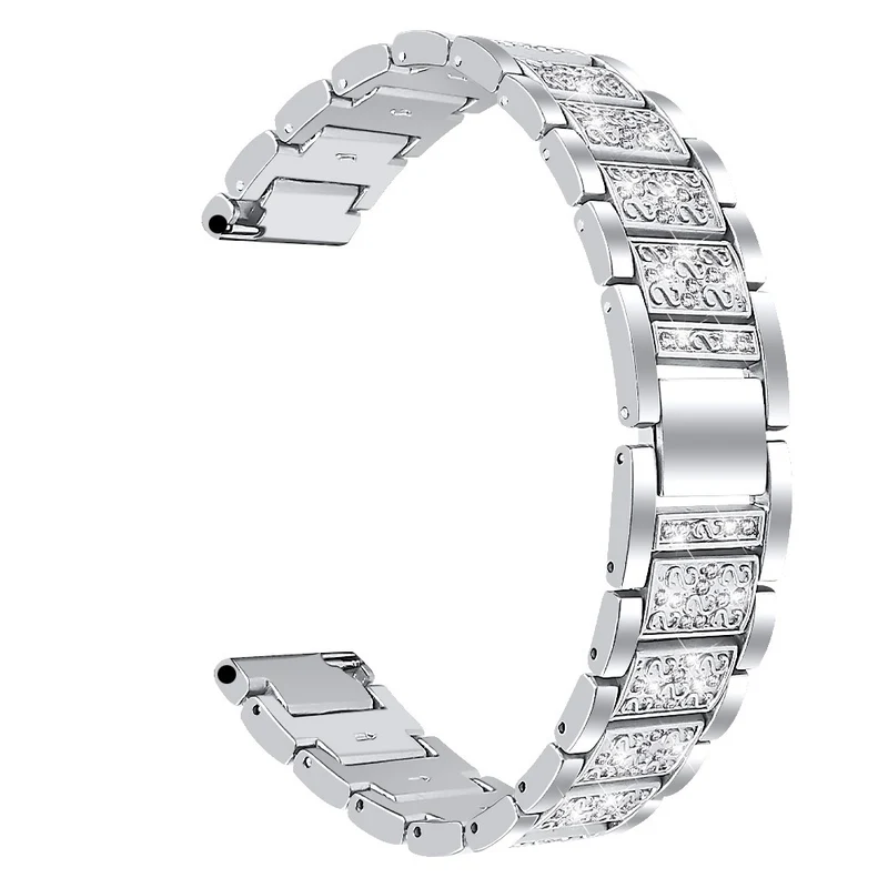 Fitbit Sense 2 / Versa 4 rhinestone décor zinc alloy strap - Multi-color