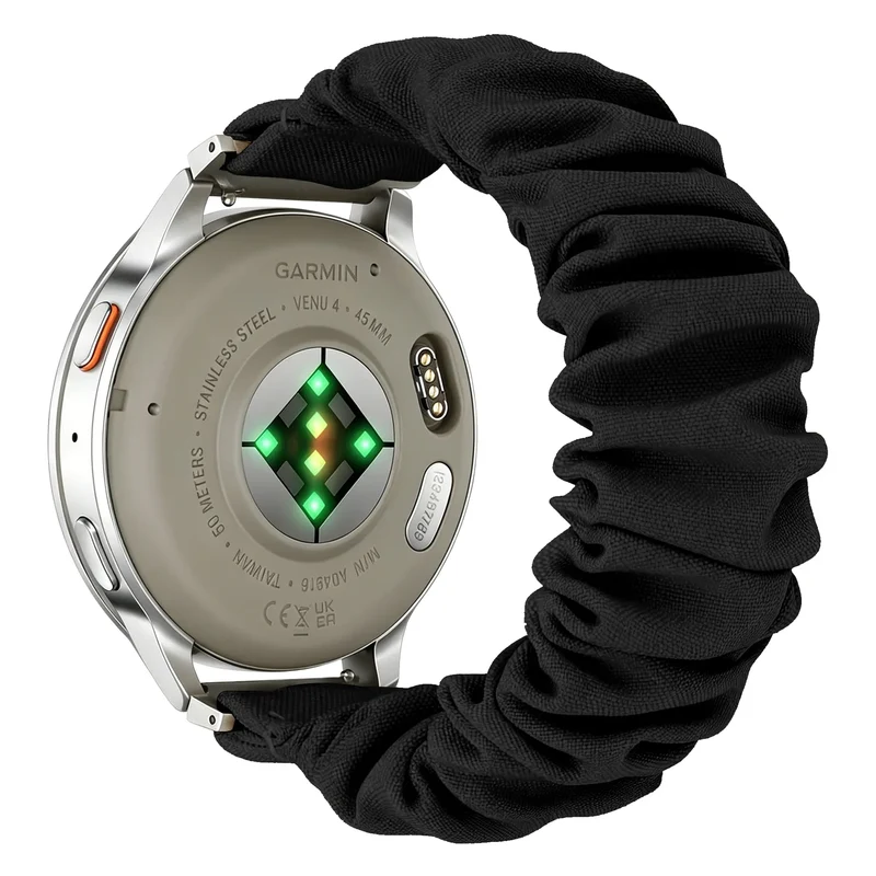 Garmin Forerunner 55 Scrunchie Armband (Schwarz)