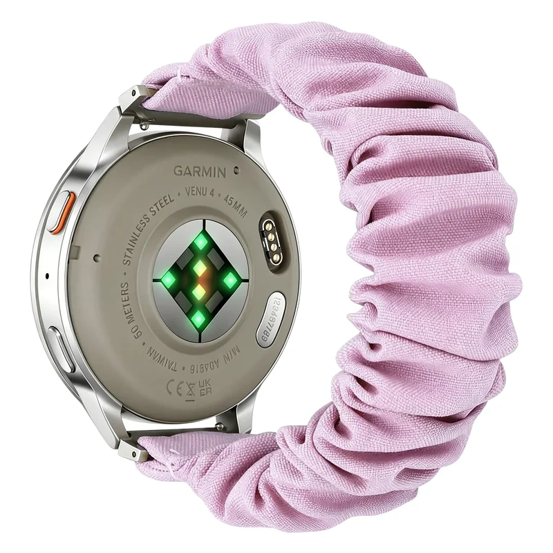 Garmin Bounce 2 Scrunchie Armband (Hell Lila)