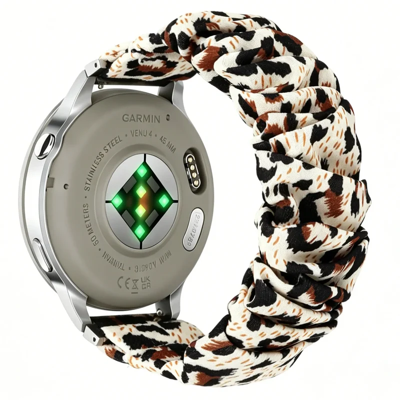 Garmin Forerunner 55 Scrunchie Armband (Leopbard)