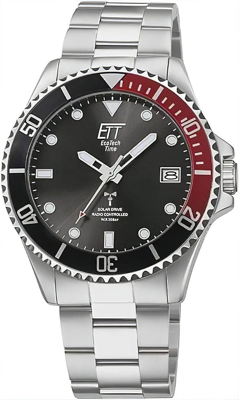 Eco Tech Time Professional Watersports EGS-11604-25M Herrenuhr • Solar Funk • 20 Bar