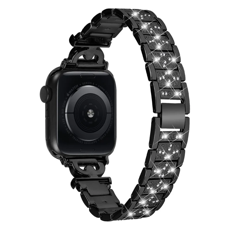 Apple Watch Series 8 (41mm) rhinestone décor stainless steel strap