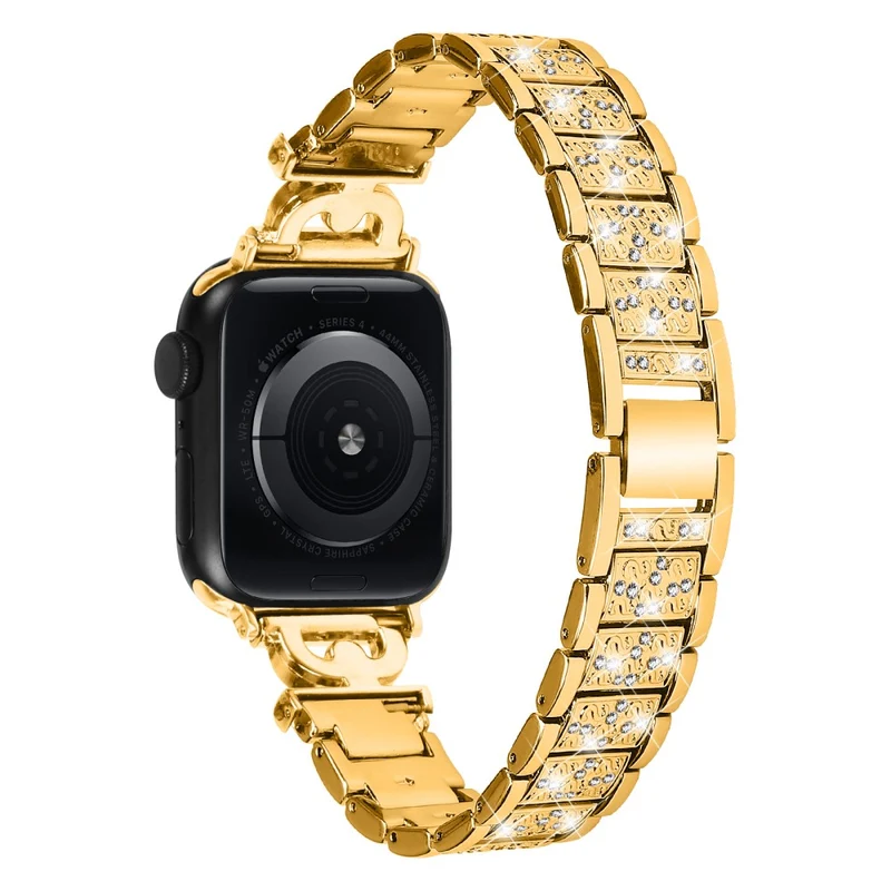 Apple Watch Series 8 (41mm) rhinestone décor stainless steel strap