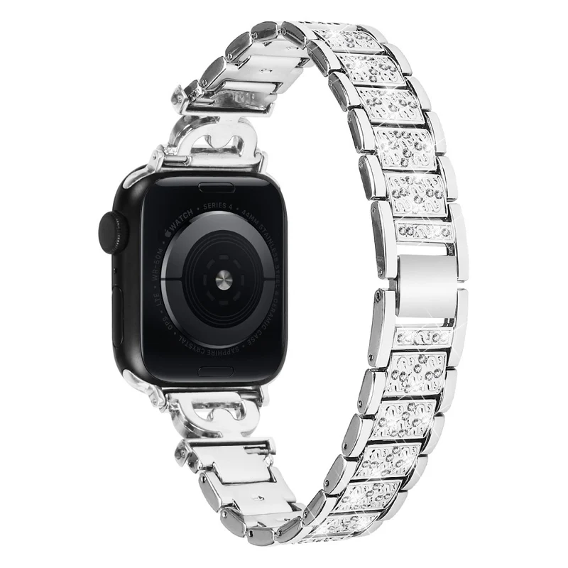 Apple Watch Series 8 (41mm) rhinestone décor stainless steel strap
