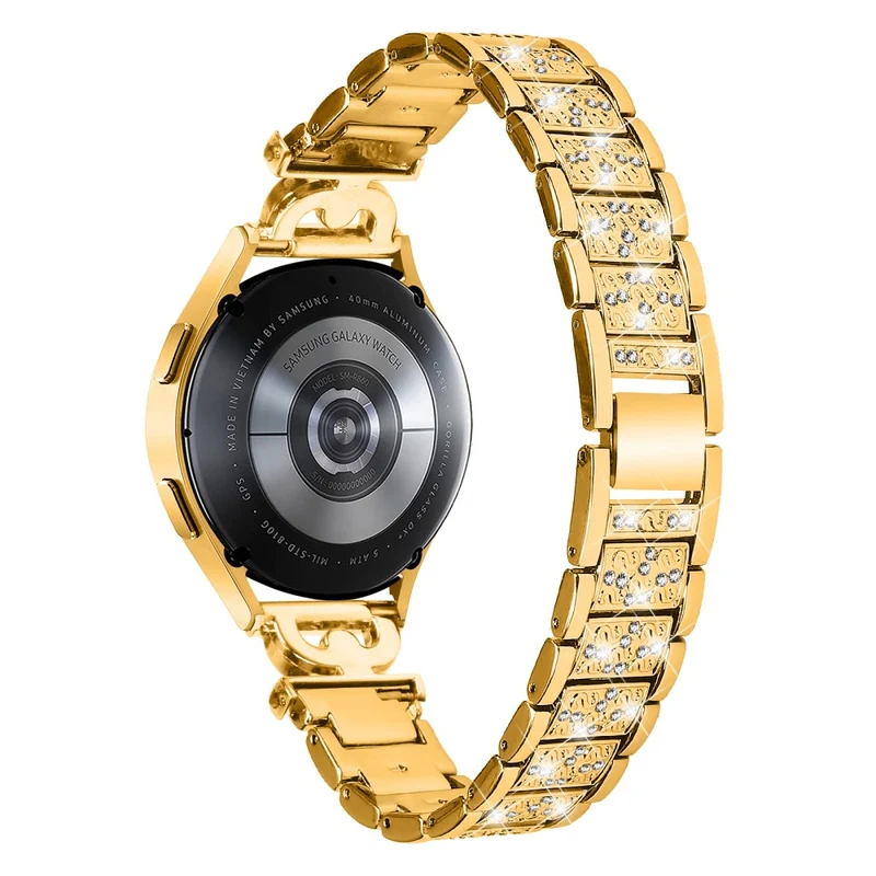 Samsung Galaxy Watch 6 / 6 Classic / 5 / 4 rhinestone stainless steel strap