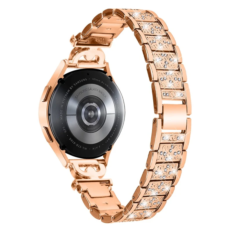 Samsung Galaxy Watch 6 / 6 Classic / 5 / 4 rhinestone stainless steel strap