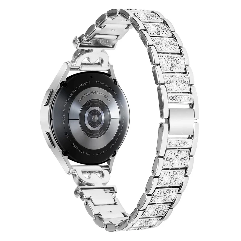 Samsung Galaxy Watch 6 / 6 Classic / 5 / 4 rhinestone stainless steel strap