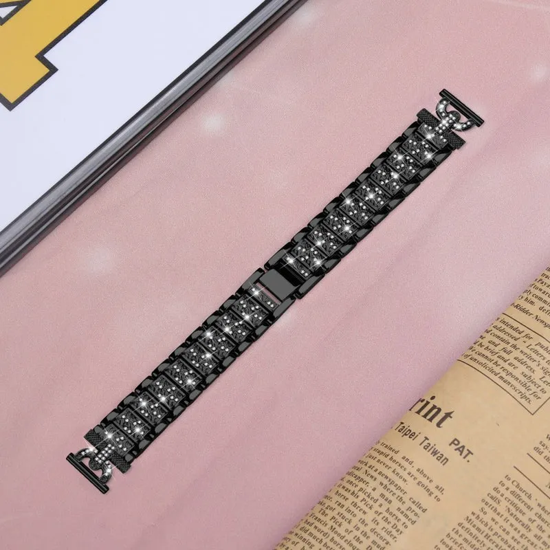 Samsung Galaxy Watch 6 / 6 Classic / 5 / 4 rhinestone stainless steel strap