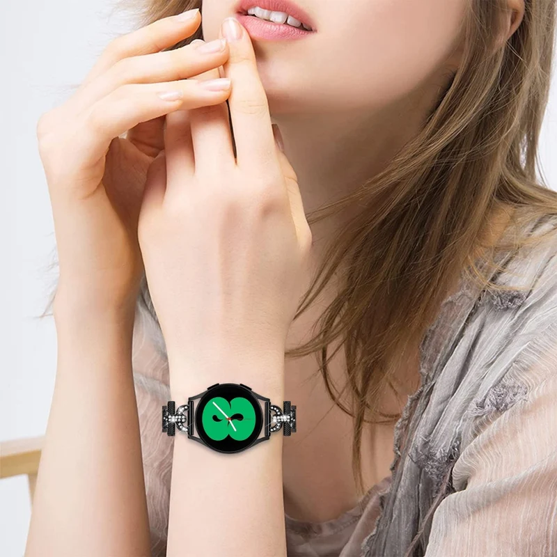 Samsung Galaxy Watch 6 / 6 Classic / 5 / 4 rhinestone stainless steel strap