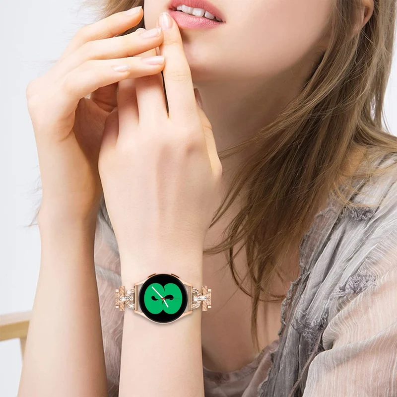 Samsung Galaxy Watch 6 / 6 Classic / 5 / 4 rhinestone stainless steel strap