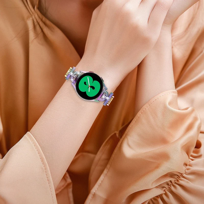 Samsung Galaxy Watch 6 / 6 Classic / 5 / 4 rhinestone stainless steel strap