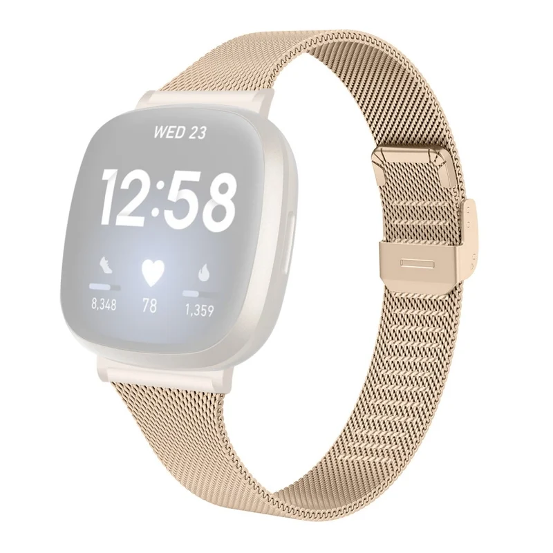 Fitbit Sense 2 / Versa 4 milanese stainless steel strap