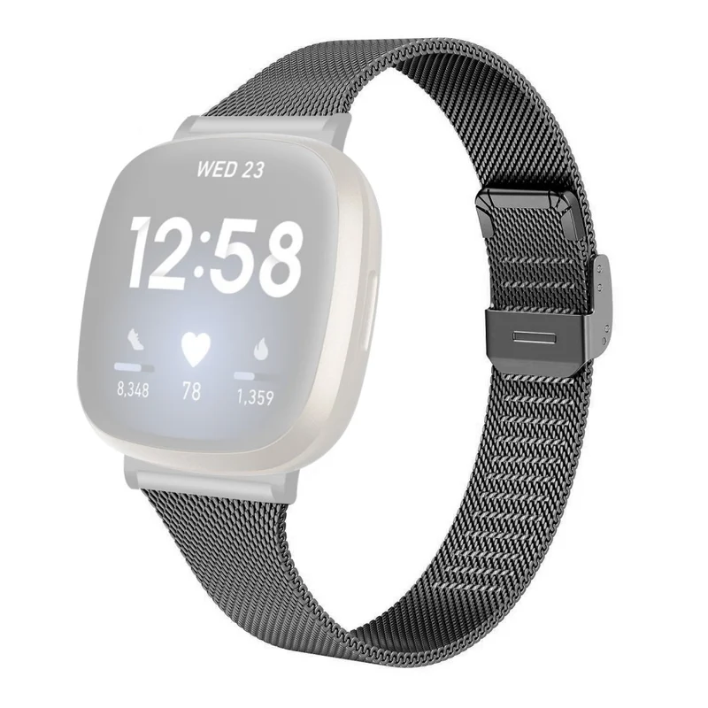 Fitbit Sense 2 / Versa 4 milanese stainless steel strap