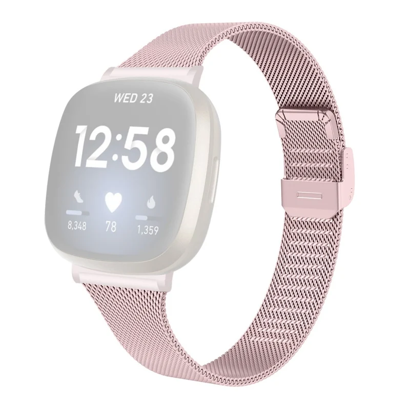 Fitbit Sense 2 / Versa 4 milanese stainless steel strap