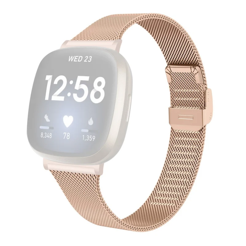 Fitbit Sense 2 / Versa 4 milanese stainless steel strap