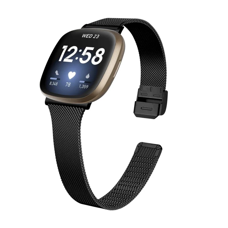 Fitbit Sense 2 / Versa 4 milanese stainless steel strap