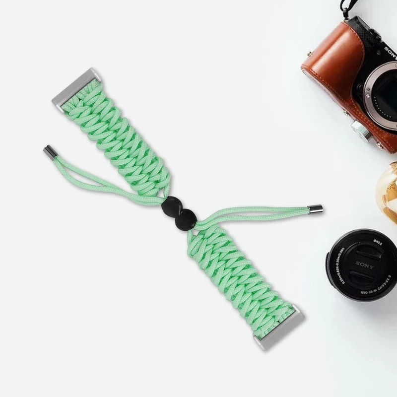 Fitbit Sense 2 / Versa 4 braid style strap - Solid Black
