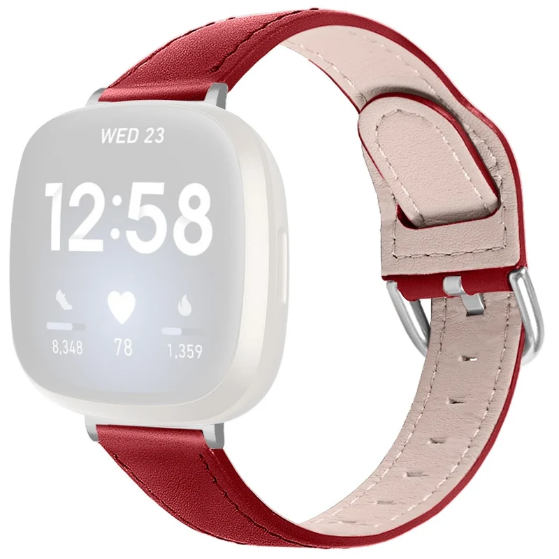Fitbit Sense 2 / Versa 4 Genuine Cowhide leather strap