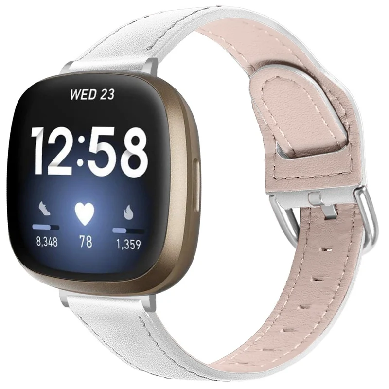 Fitbit Sense 2 / Versa 4 Genuine Cowhide leather strap