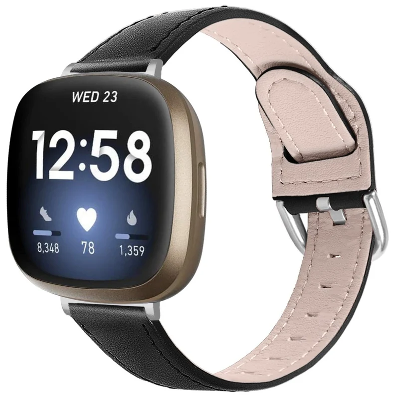 Fitbit Sense 2 / Versa 4 Genuine Cowhide leather strap