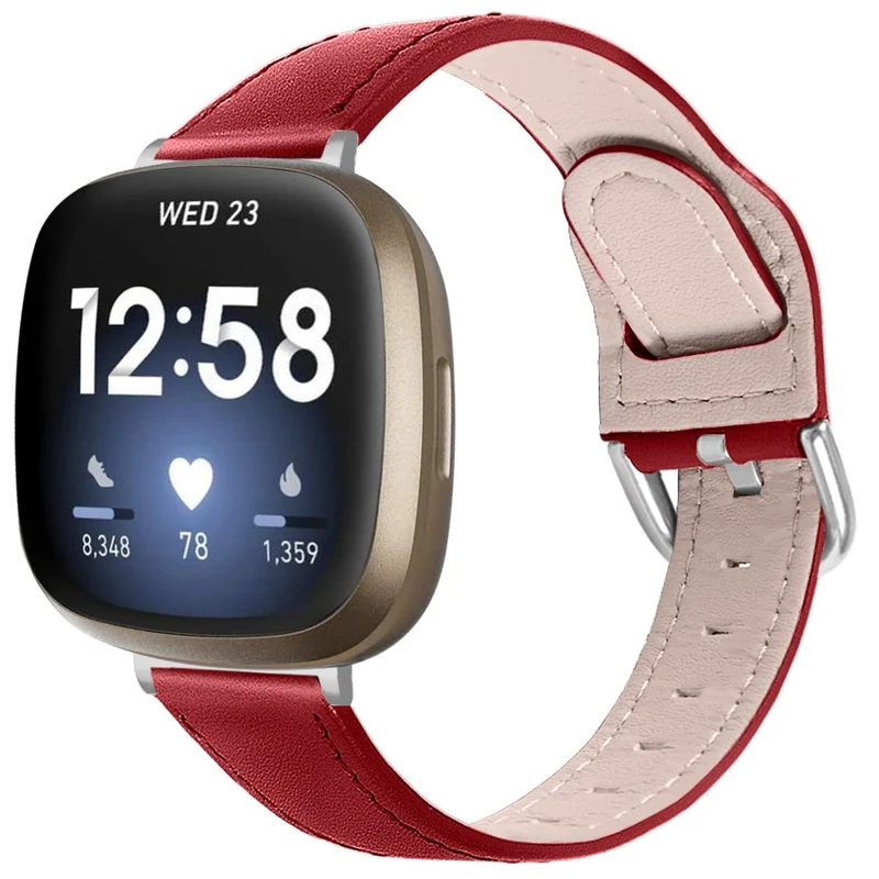 Fitbit Sense 2 / Versa 4 Genuine Cowhide leather strap