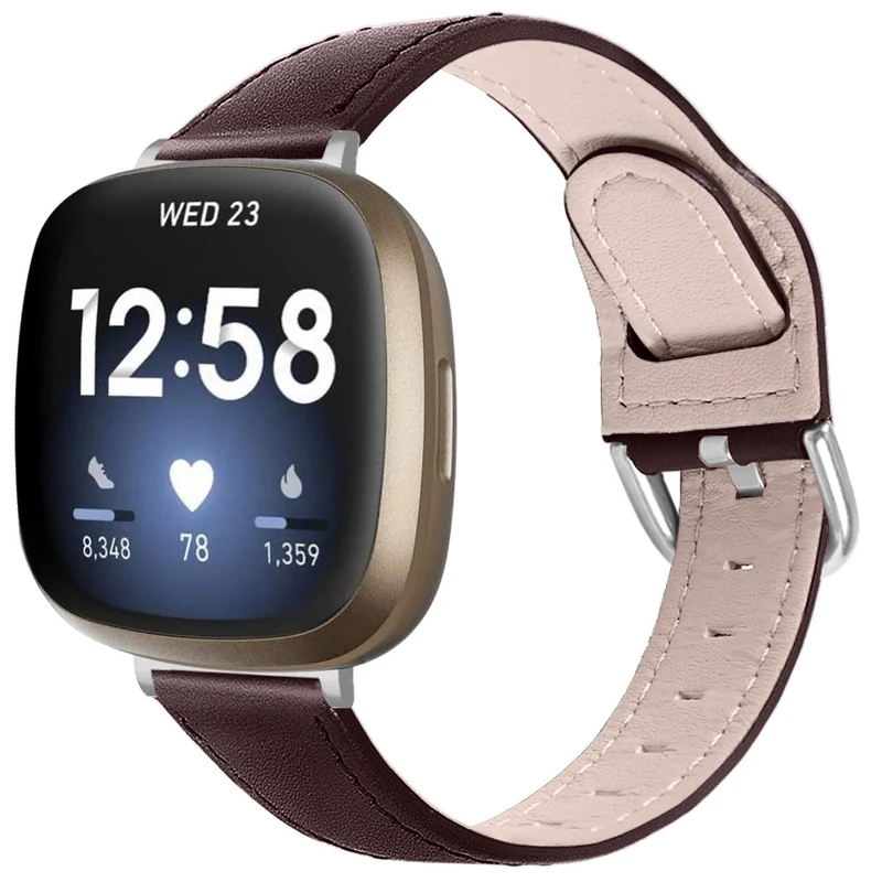 Fitbit Sense 2 / Versa 4 Genuine Cowhide leather strap
