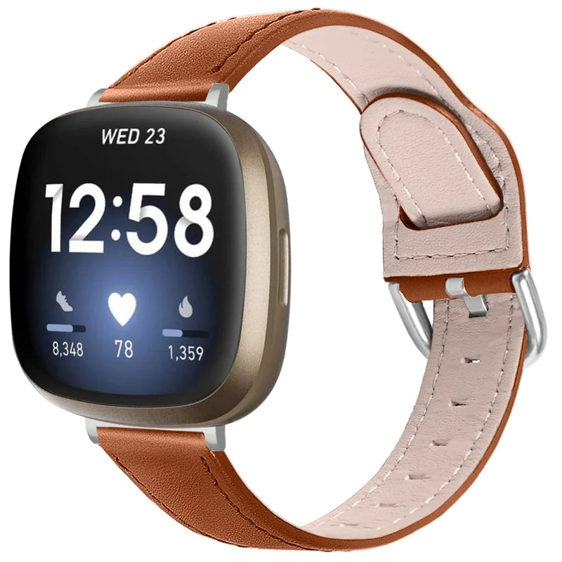 Fitbit Sense 2 / Versa 4 Genuine Cowhide leather strap