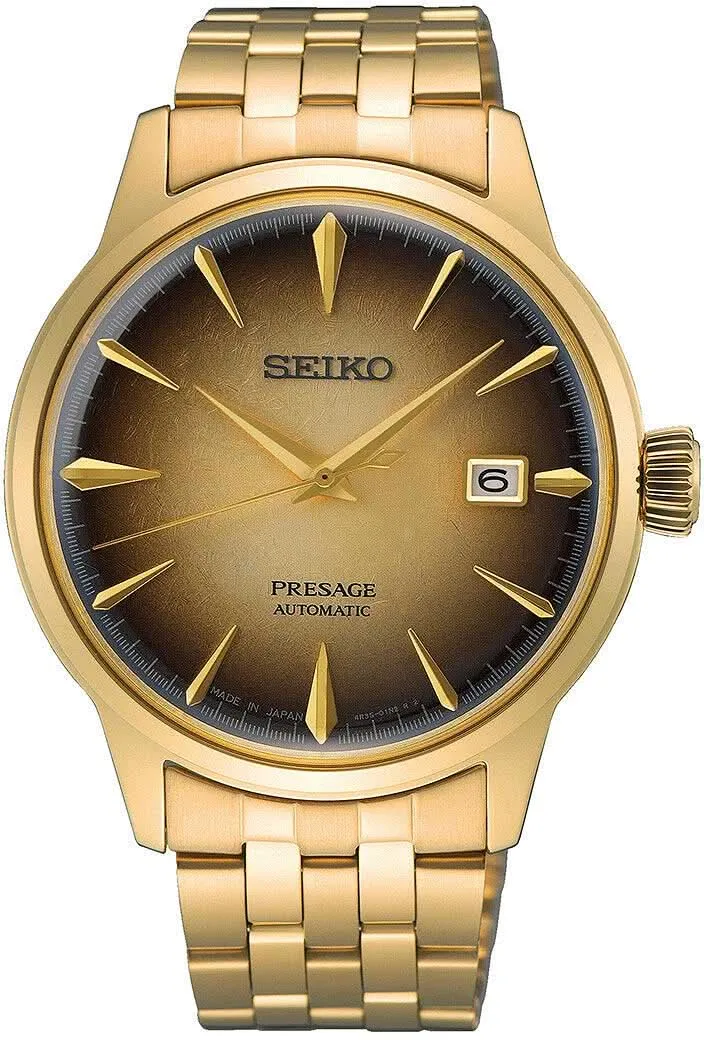 Seiko Presage SRPK48J1 Herrenuhr • Japanische Manufakturqualität • Elegantes Cocktail-Design