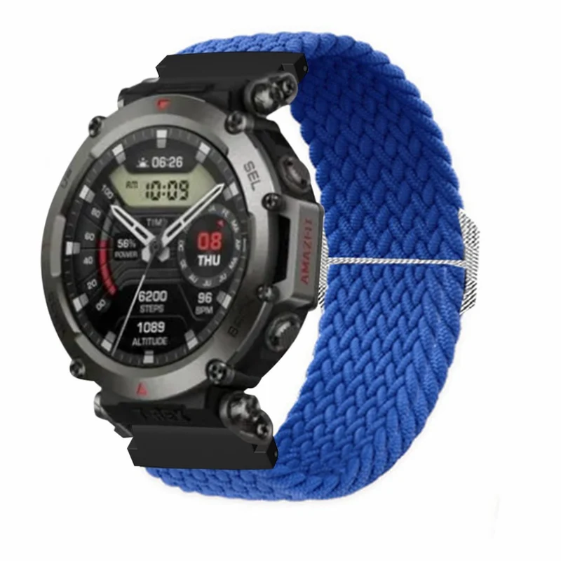 Amazfit T-Rex 2 Ultra elastic nylon strap - Rainbow
