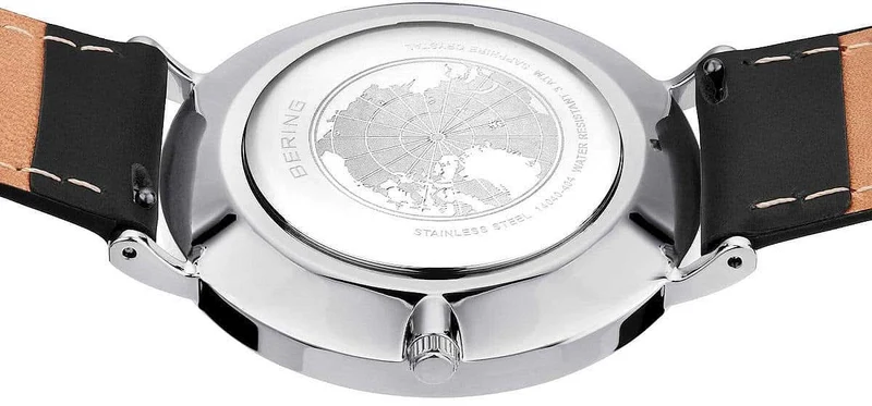 Bering Classic 14040-404 Herrenuhr • Kratzfestes Saphirglas • Flaches Design