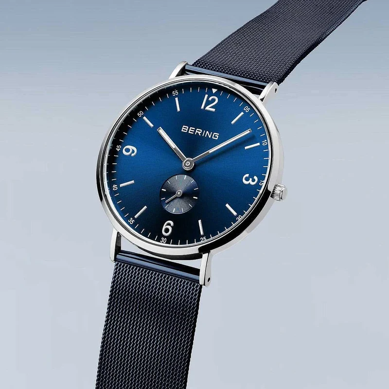 Bering Classic 14040-307 Herrenuhr • Kratzfestes Saphirglas • Dänisches Design