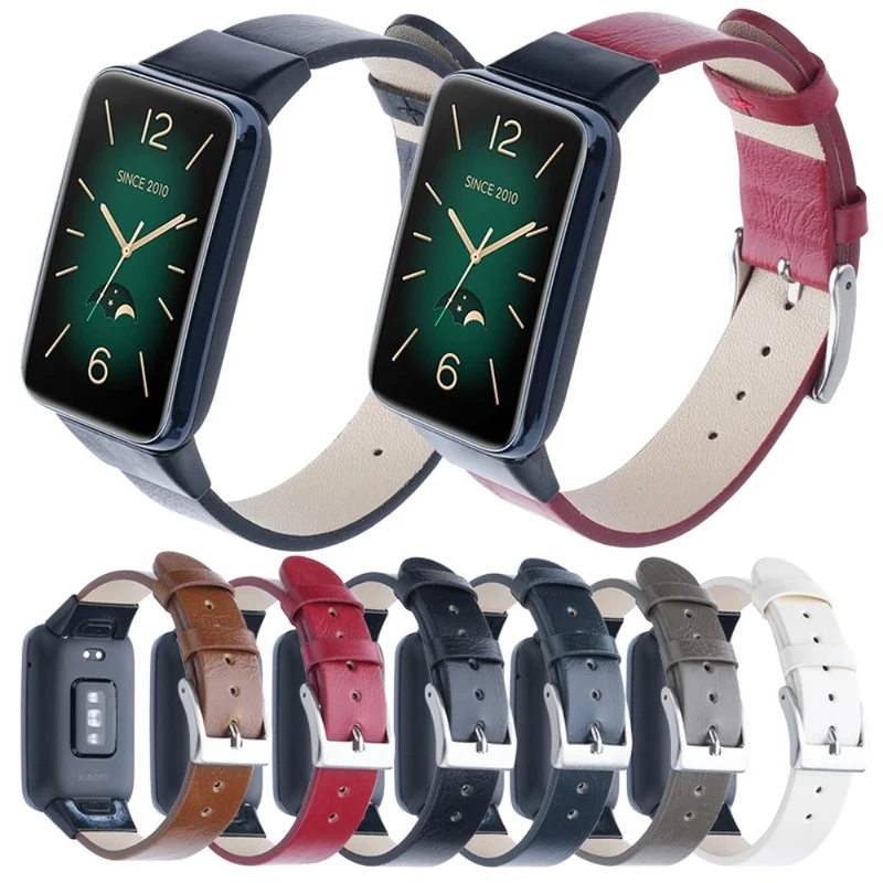 Sehr Reizvoll Xiaomi Mi Band 7 Pro Echtes Leder Armband