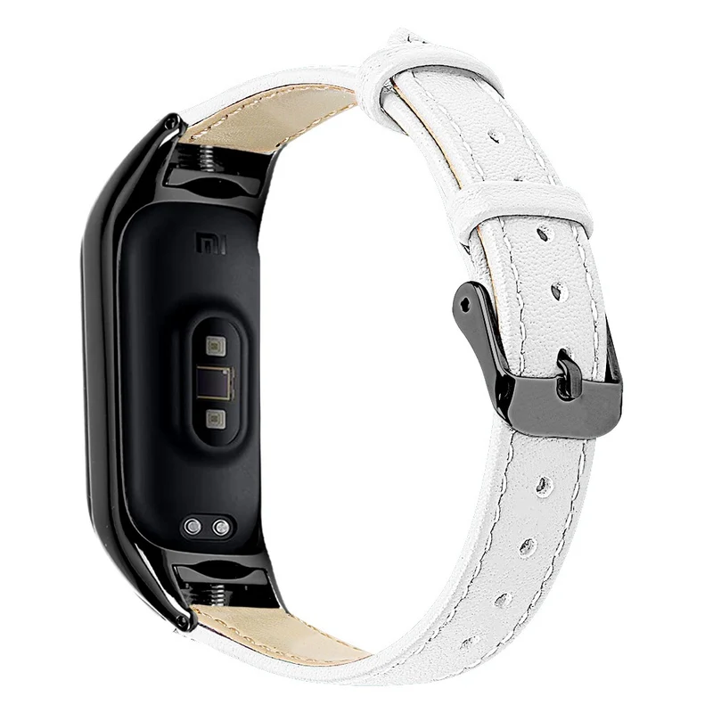Sehr Haltbar Xiaomi Smart Band 8 Echtes Leder Armband